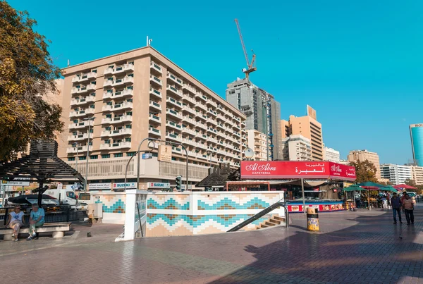 DUBAI, OCTOBER 21, 2015: People on the street of Deira area in D