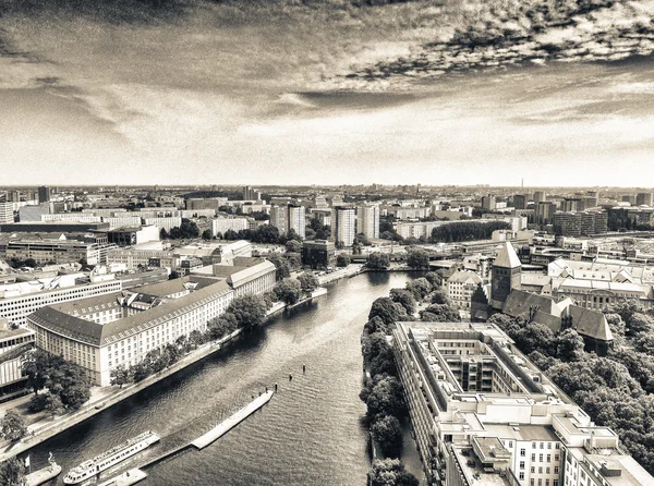 Buildings of Berlin, Germany. Beautiful aerial view