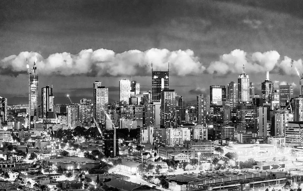 Melbourne night skyline, Victoria - Australia