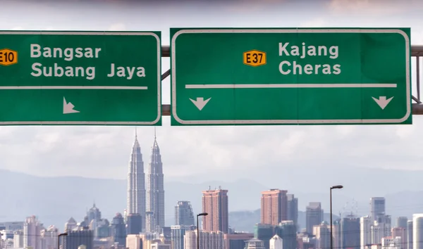 Kuala Lumpur road signs, Malaysia