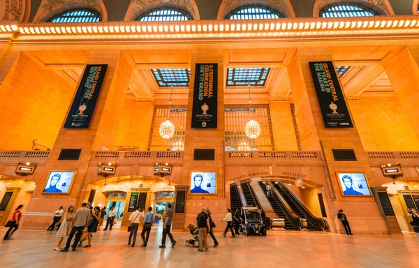 Commuters and tourists in the grand central station