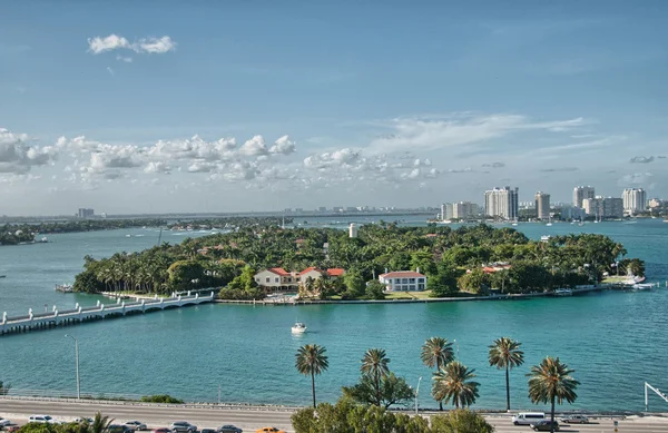 Wonderful Miami skyline, view from Cruise Ship