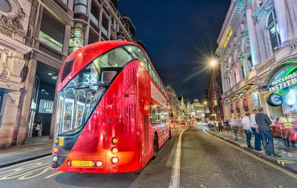 Double Decker Bus in night London