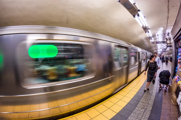 Subway train in New York