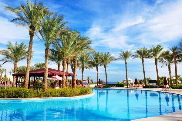 The swimming pool at luxury hotel, Sharm el Sheikh, Egypt