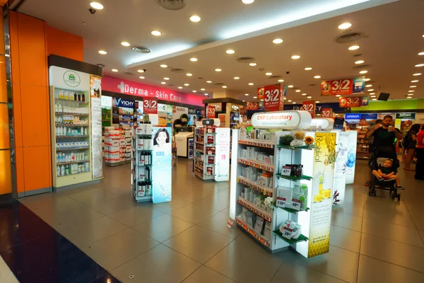 Interior of cosmetics store in Shoppes