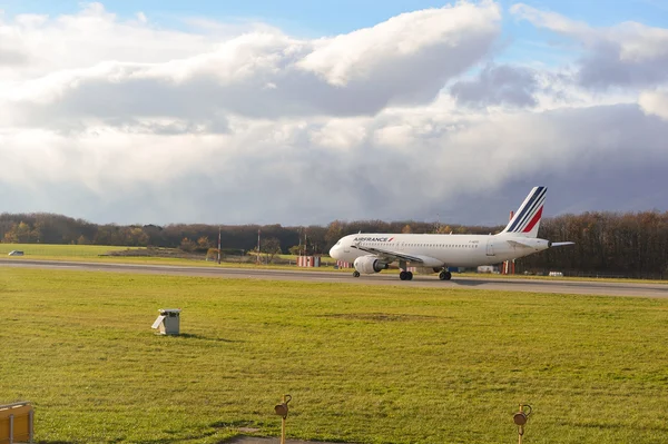 Air France Airbus at Geneva airport