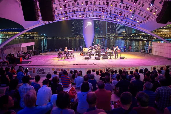 Concert at night in Singapore