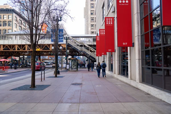 Street of Chicago at daytime