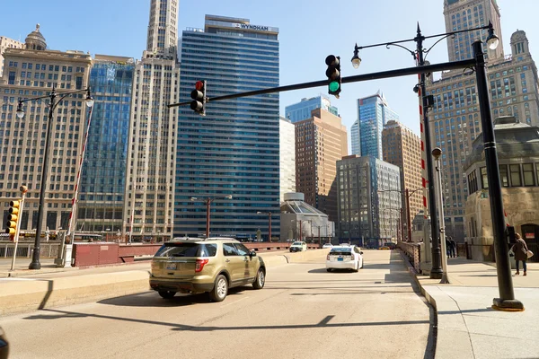 Street of Chicago at daytime