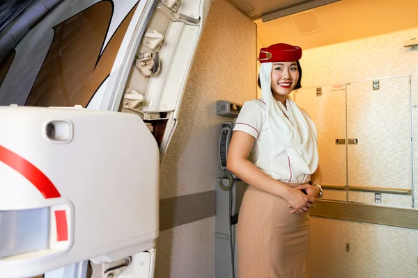 Emirates crew member