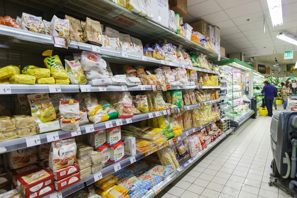 Supermarket interior in Venice