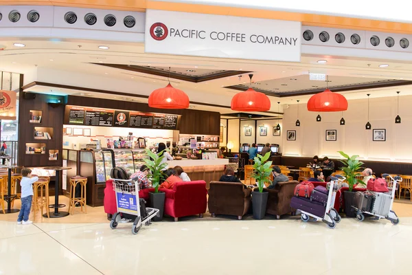 Pacific Coffee cafe in airport