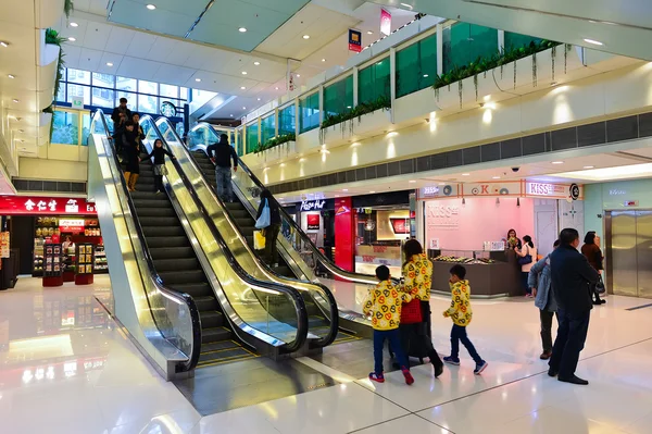 Shopping center interior