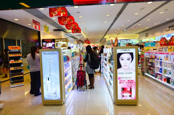 Shopping center interior