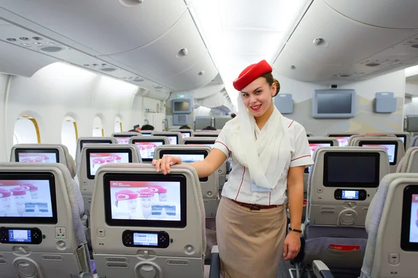 Emirates Airbus A380 crew member