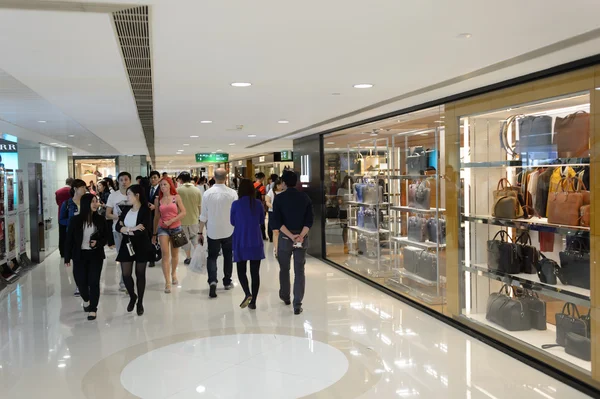 Hong Kong shopping mall interior