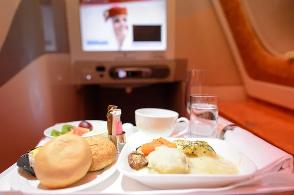 Meal in Emirates Airbus A380
