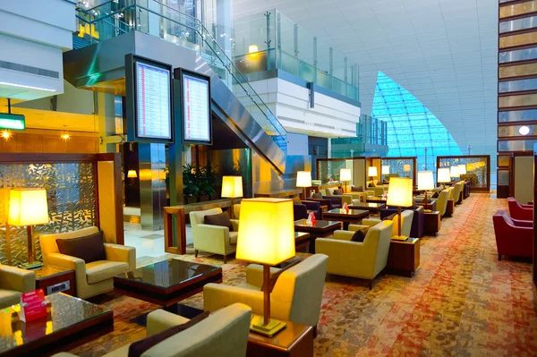 Emirates business class lounge interior