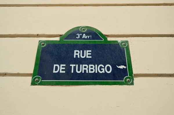 Street sign in Paris