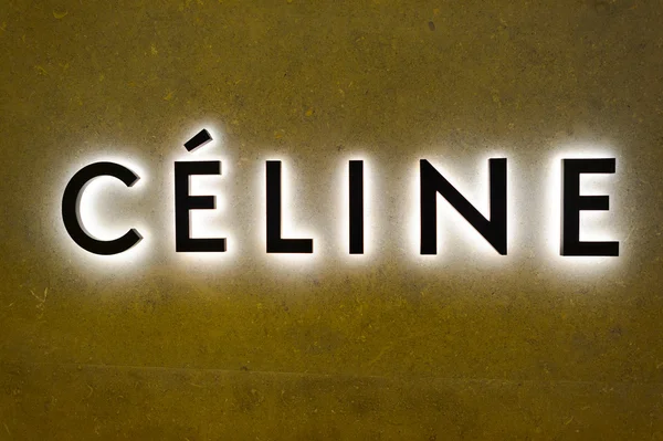Celine logo in the Landmark shopping mall.