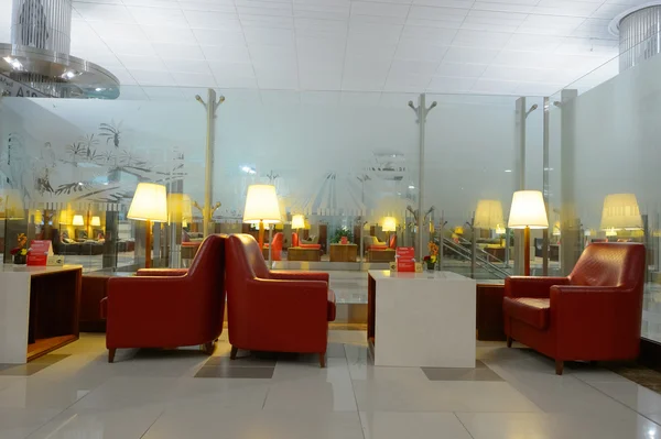 Emirates business class lounge interio