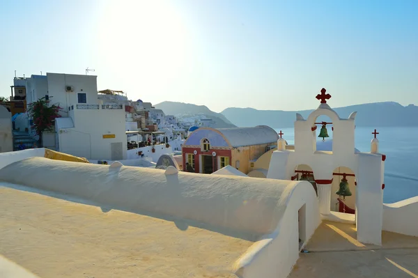 Santorini island at morning