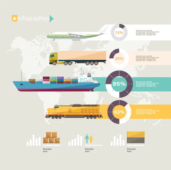Transportation infographics.