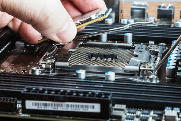 CPU in hand before installation