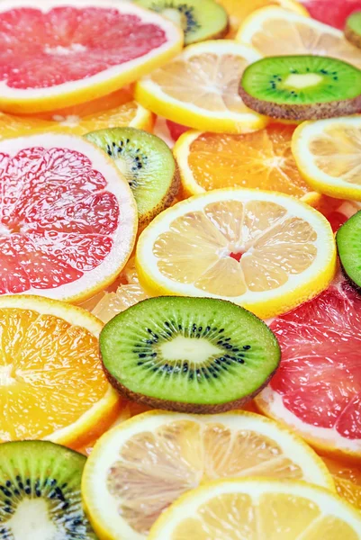 Fruit slices background