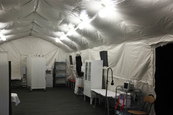 Field hospital tent