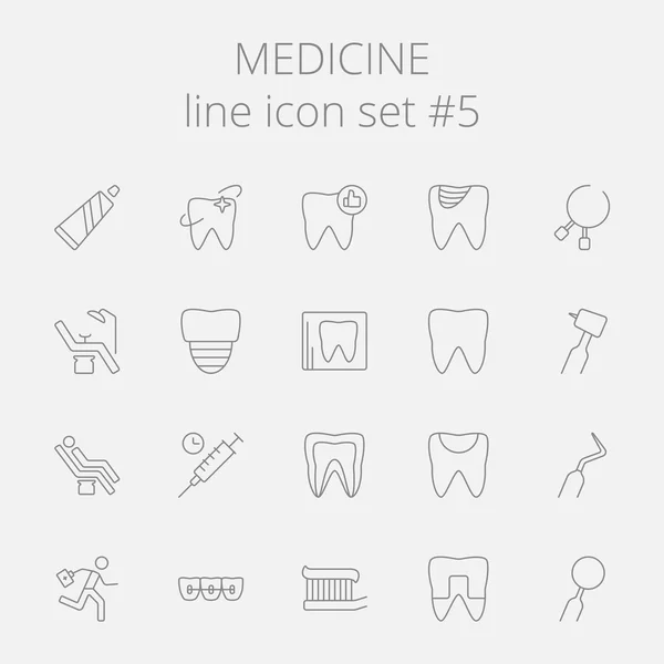 Medicine icon set.