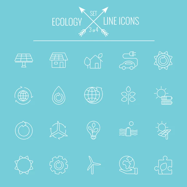 Ecology icon set.