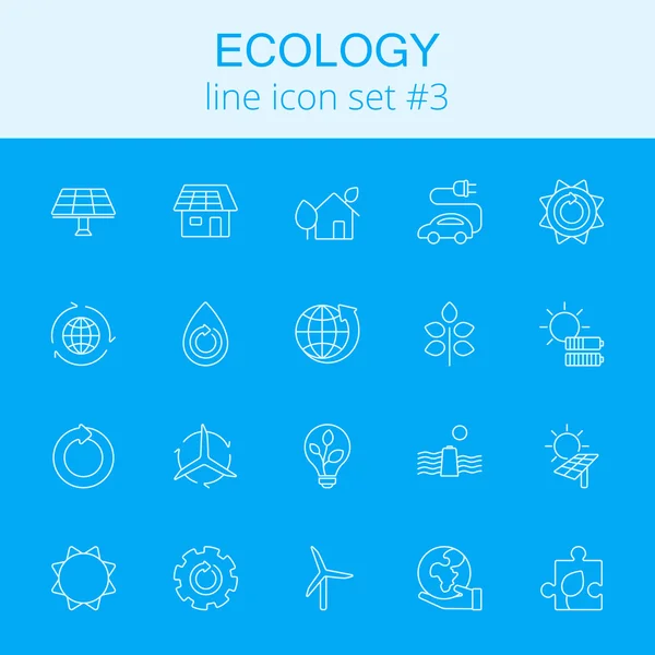 Ecology icon set.