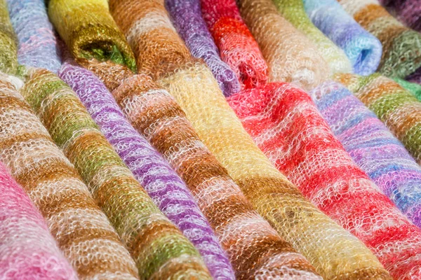 Woolen gentle folded shawls (scarfs)