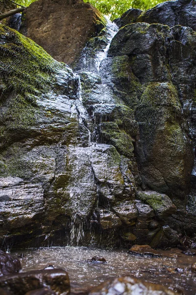 River flows through stones