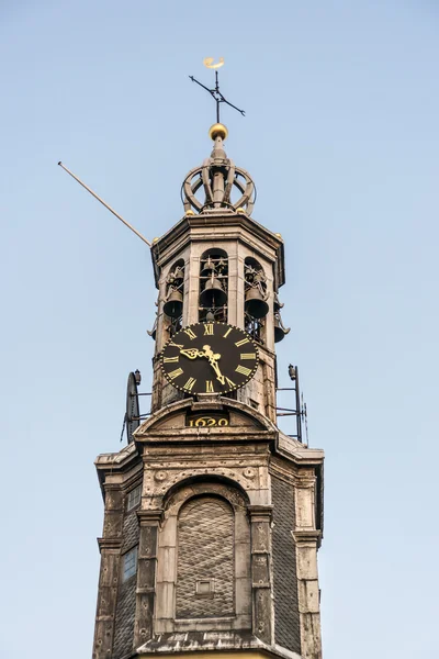 The Munttoren tower in Amsterdam, Netherlands.