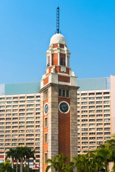 Old clock tower, with its classical architecture on Kowloon, Hon