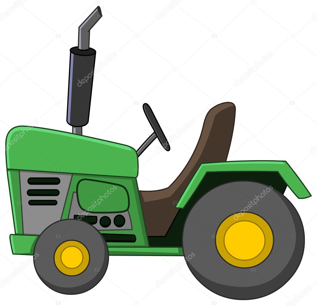 green tractor clipart - photo #27