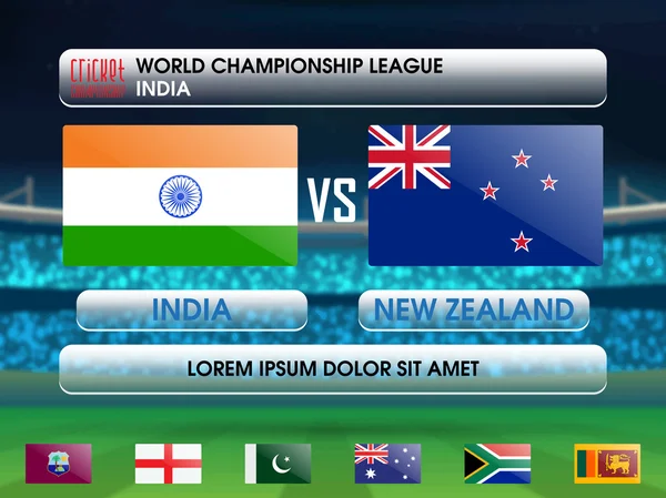 India VS Pakistan, Cricket Match concept.