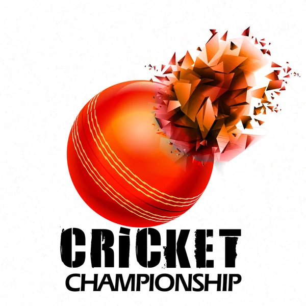 Creative Ball for Cricket Championship concept.