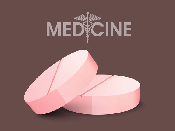 Tablet pills for Health and Medical concept.