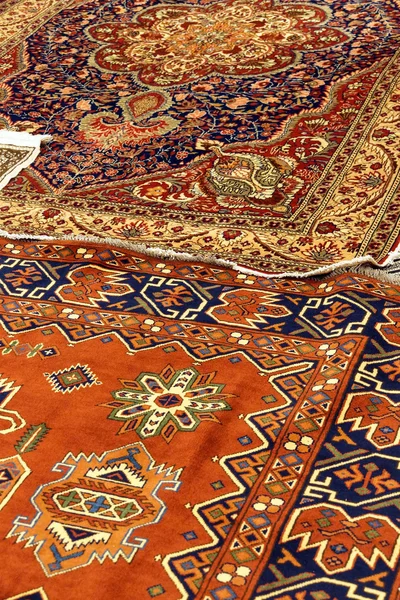 Details of hand woven carpets