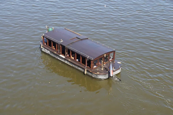 River cruise boat on the Vltava River