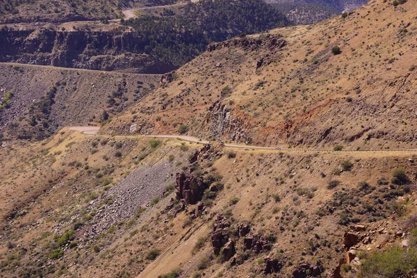 Highway along Salt River Canyon