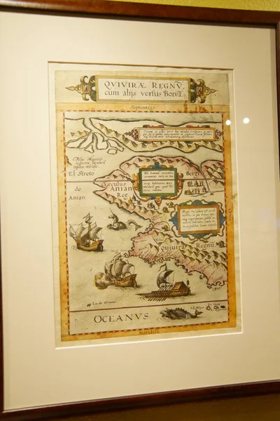 Antique map of Oregon and the Columbia River