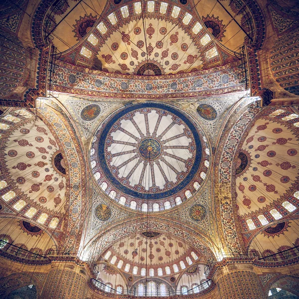 Blue Mosque intricate ceiling