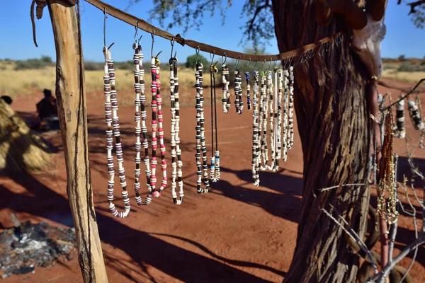 Bushmens village, Kalahari desert, Namibia