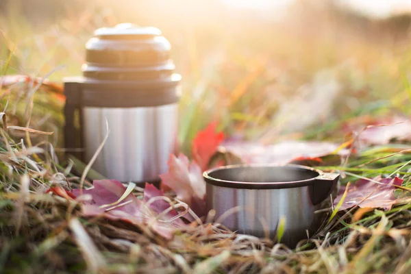 Vacuum flask and cup