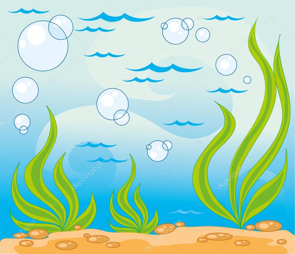 Как рисовать морского дно Как рисовать морского дно
